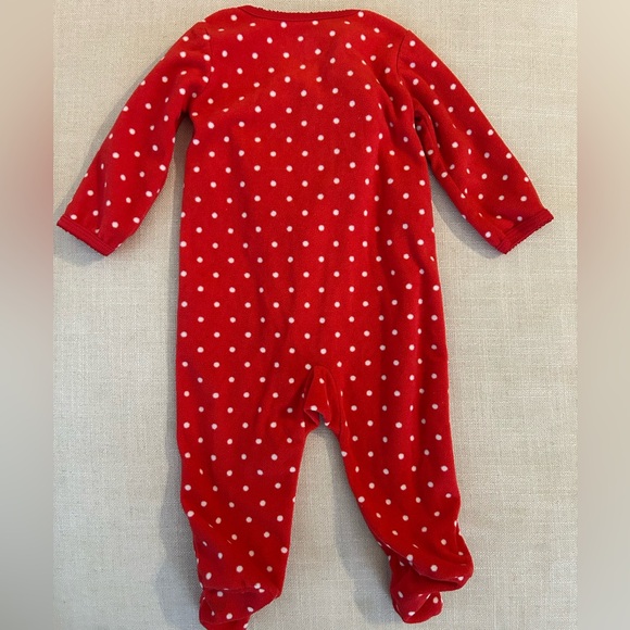 Carter’s fleece sleeper EUC - Picture 3 of 4